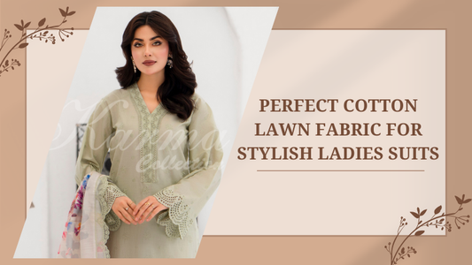 Pure cotton lawn suits 