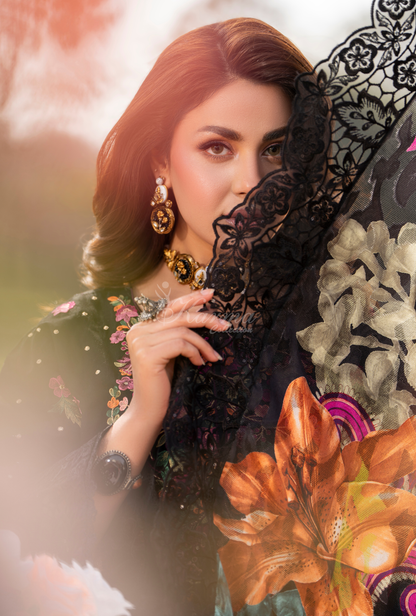BLACK FLORAL