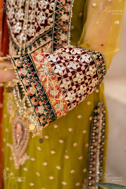 Henna Green & Orange