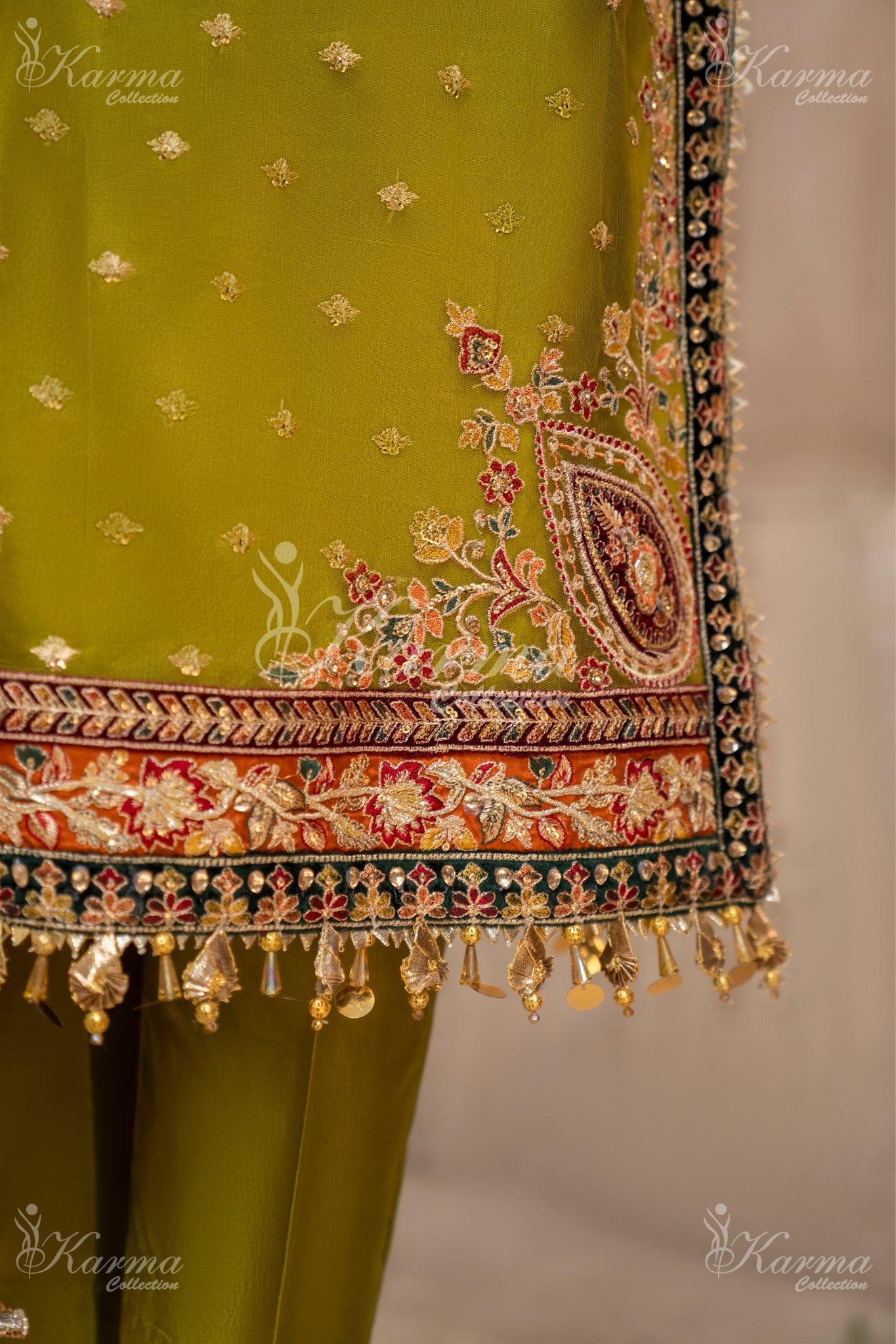 Henna Green & Orange