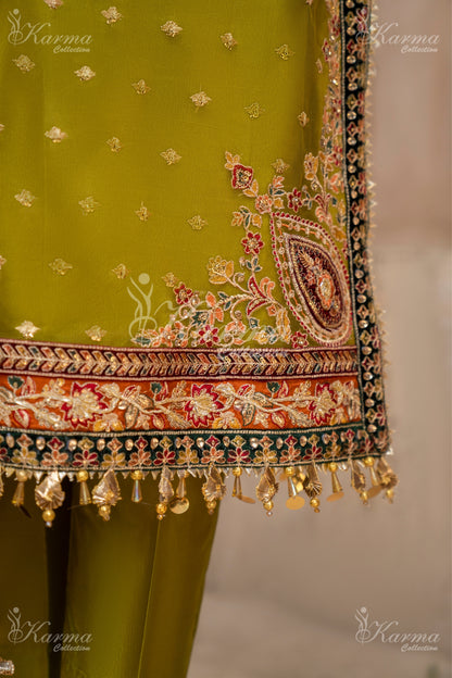 Henna Green & Orange