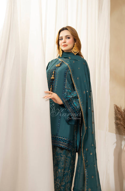 PEACOCK GREEN