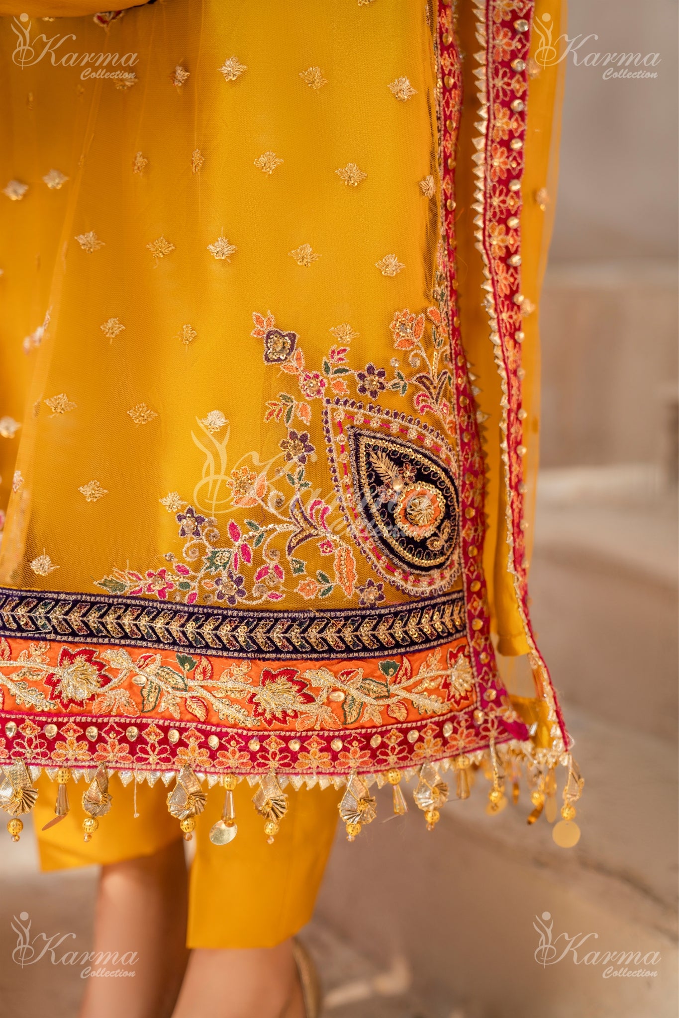 Henna Green & Orange