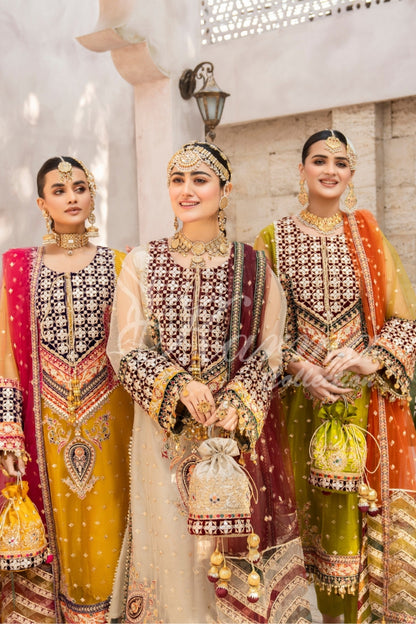 Henna Green & Orange